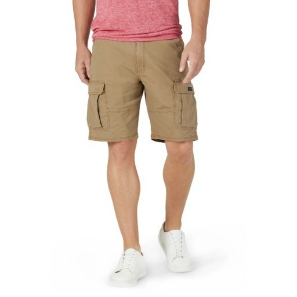 Wrangler Men's Relaxed Fit Cargo Shorts Size‎ 46 Casual Outdoor Comfort Tan